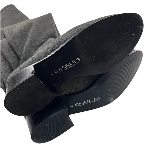 Charles by David Charles Gravity, Gray over-the-knee boots,Size 7 - Picture 13 of 15